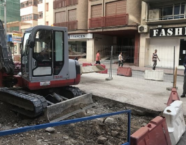 Las obras de renovación urbana de la Avenida de Santa Clara de Lorca beneficiarán a más de 90.000 m2 y contemplan una inversión superior a 1,8 millones de euros
