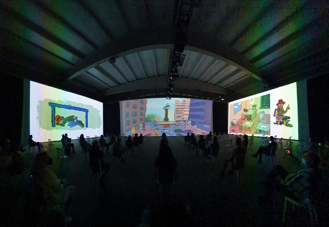 Cerca de 4.000 personas han disfrutado de la exposición audiovisual ‘Lorca. Las costuras del Tiempo’ en el recinto ferial de Ifelor organizada por el Ayuntamiento de Lorca