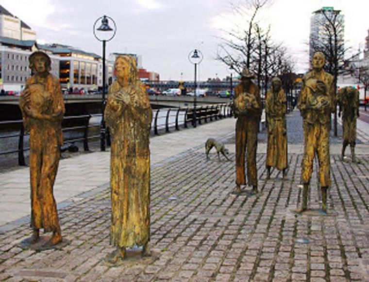 Ilustración: Famine Memorial. Dublín (Irlanda). Foto JBL
