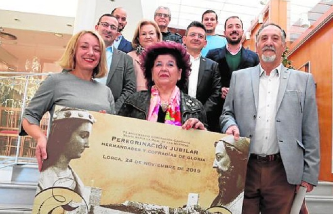 Lorca acogerá una peregrinación jubilar de Hermandades y Cofradías de Gloria de la Región con motivo del 75 aniversario de la coronación canónica de la Virgen de las Huertas