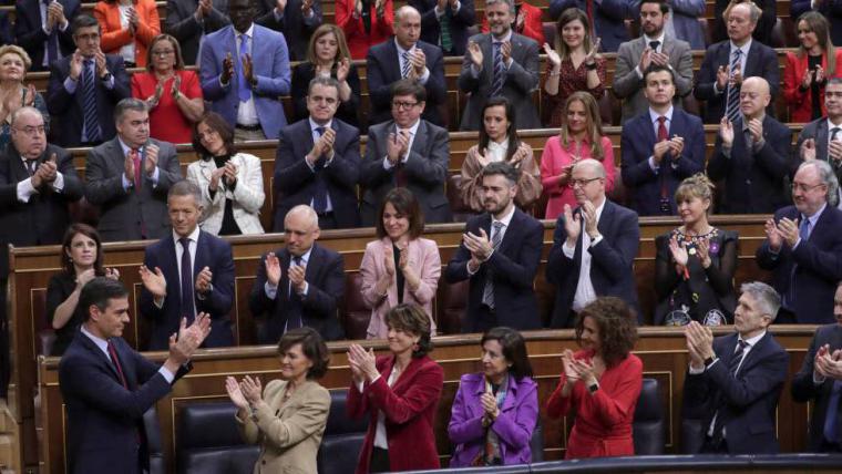 Pedro Sánchez a pesar de la derecha, Presidente del Gobierno