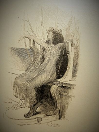 Ilustraciones de A. Calvet para la Afrodita (1896) de Pierre Louÿs.