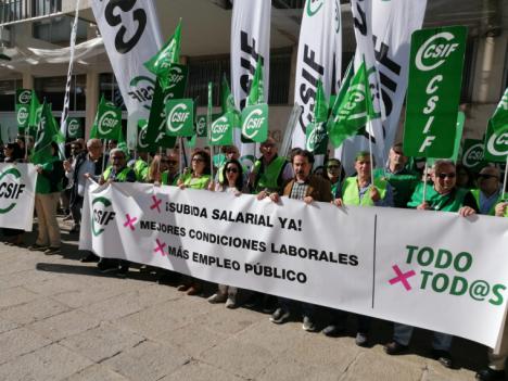 Los empleados públicos exigen cambios urgentes