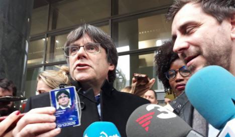 La justicia Española con la vista en Puigdemont después de que el Parlamento Europeo le haya retirado la inmunidad