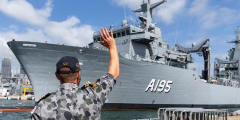 El AAOR “Supply”, construido por Navantia, llega a la Base Naval de Sydney. Los motores y el Sistema de Control de Plataforma del buque han sido diseñados y construidos en Cartagena