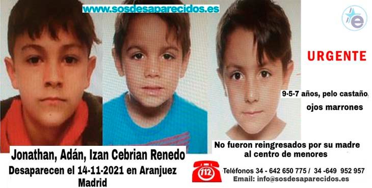 La Policía localiza a los tres niños desaparecidos en Aranjuez 