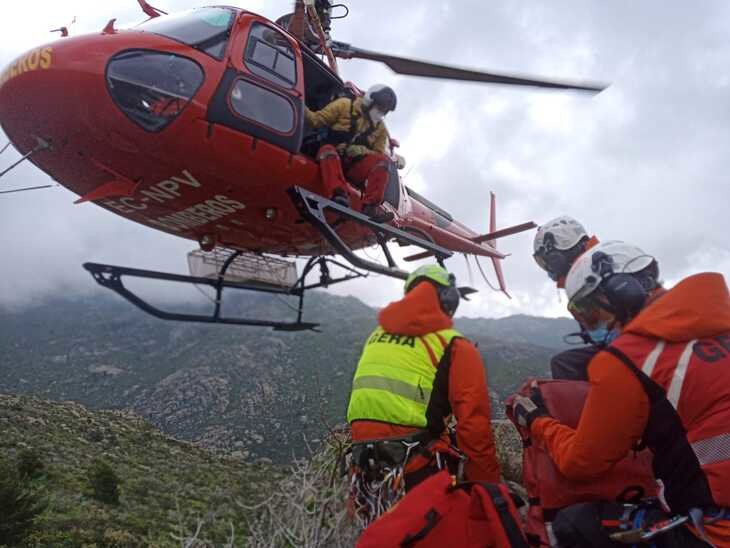 Muere un montañero en Rascafría al precipitarse al vacío desde una altura de 200 metros