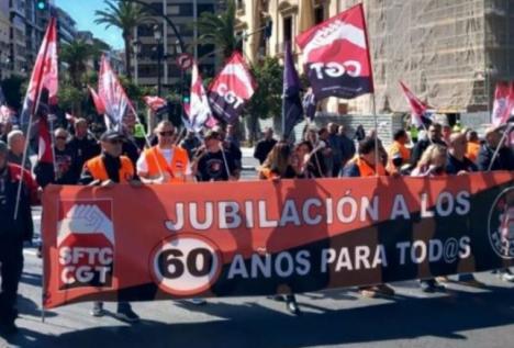 Segunda jornada de huelga consecutiva en el transporte de viajeros y mercancías por carretera convocada por CGT