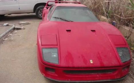 ¿Es este el Ferrari F40 del hijo de Sadam Husein?