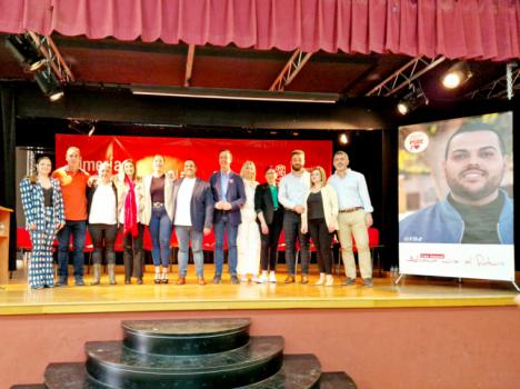 El PSOE de Alhama presenta un proyecto de ilusión y oportunidades para que el municipio se enganche al tren del progreso