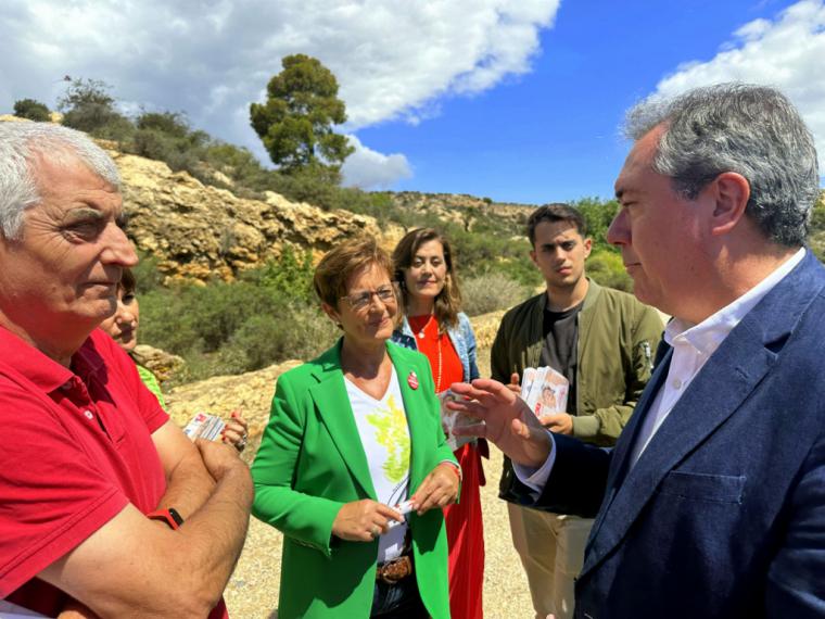 Valverde convertirá La Molineta en un gran parque periurbano, un nuevo pulmón verde para la ciudad de Almería