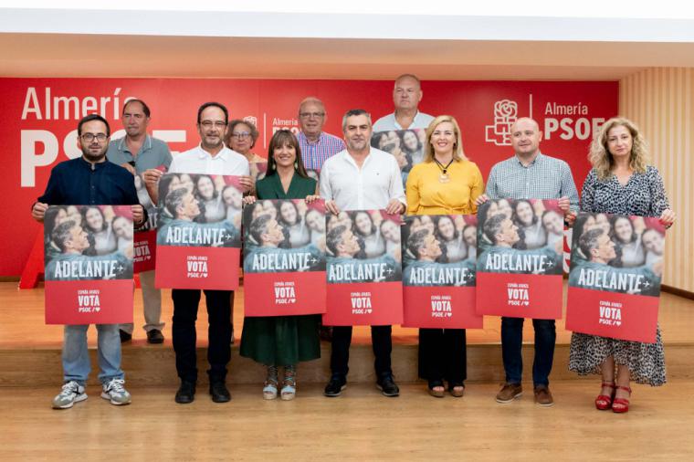 El PSOE de Almería se presenta a ganar las elecciones con un proyecto de “progreso y futuro” como es el de Pedro Sánchez