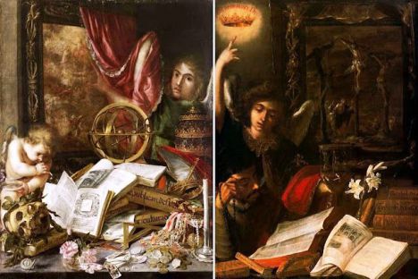 Valdés Leal. Alegorías de la Vanidad y de la Salvación, óleos de 1660.