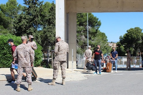 Escuela de Infantería de Marina “General Albacete y Fuster”. Incorporación de alumnos del Curso de Acceso a la Escala de Tropa del Cuerpo de Infantería de Marina