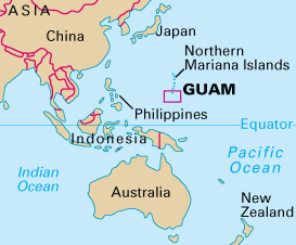 La española isla de Guam
