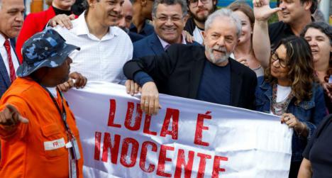 Lula de Silva sale de la cárcel