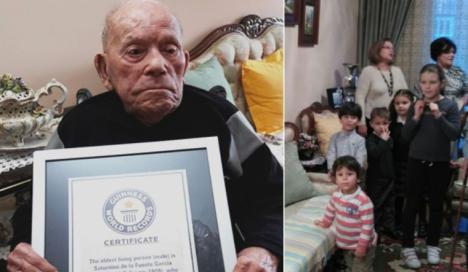 Ha fallecido en León con 112 años, Saturnino de la Fuente, el hombre más viejo del mundo