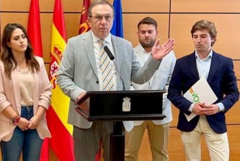 Vox alerta de la quiebra del Ayuntamiento de Murcia y su posible intervención por el Estado
 
 