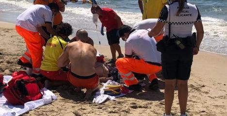 Trágico suceso en Benidorm: Hombre de 83 años muere ahogado en la playa