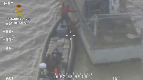 
Macrooperación de la Guardia Civil contra los narcotraficantes en el río Guadalquivir 

 