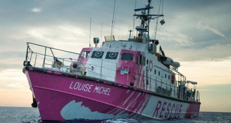 Banksy financia un barco para rescatar migrantes