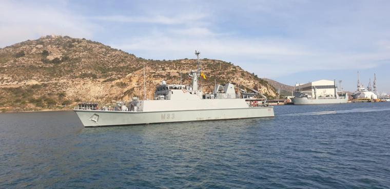 El Cazaminas “Tambre” (M-33) se integrará en la Agrupación Permanente de la OTAN en el Mediterráneo.