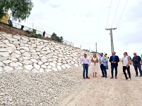 'Avanzan a buen ritmo' los trabajos para la construccion del vial de los Barrios Altos de Lorca, habiéndose completado hasta el moment el 32 por ciento de la actuación 