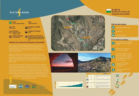 La Concejalía de Deportes de Lorca señaliza el nuevo sendero natural ‘La Cueva del Compadre’, en la Sierra de Pedro Ponce, situada en Zarzadilla de Totana