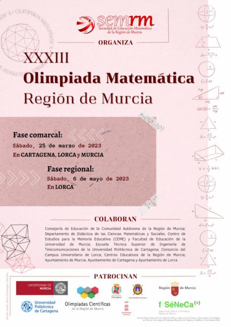 El Campus Universitario de Lorca acogerá mañana sábado la final de la XXXIII Olimpiada Matemática de la Región de Murcia