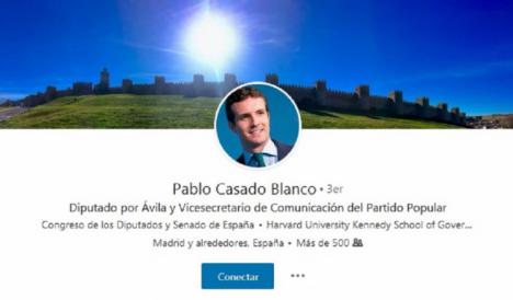 Pablo Casado dice ser profesor en Georgetown, la universidad donde únicamente acudió como conferenciante