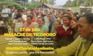 La Masacre de Ticoporo se saldó seis con seis militantes chavistas asesinados