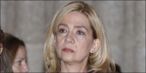 La Infanta Cristina enfadada y deprimida