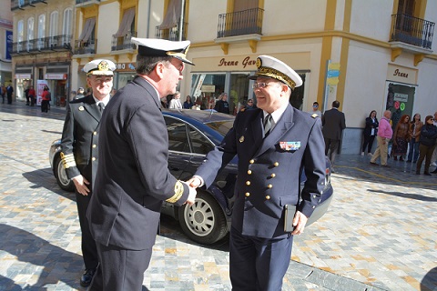 El Jefe de Estado Mayor de la Marina Nacional de Francia visita unidades de la Armada en Cartagena