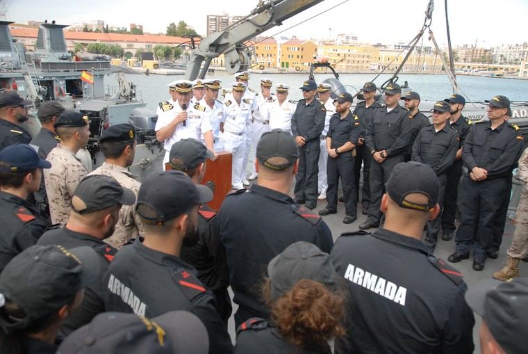 El “Sella” se integra en la agrupación permanente de cazaminas de la OTAN en el Mediterráneo