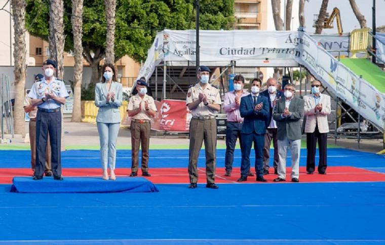 Ana López Moreno y Vilal Ahmed Ahmed se proclaman en Águilas Campeones de España de Triatlón Militar