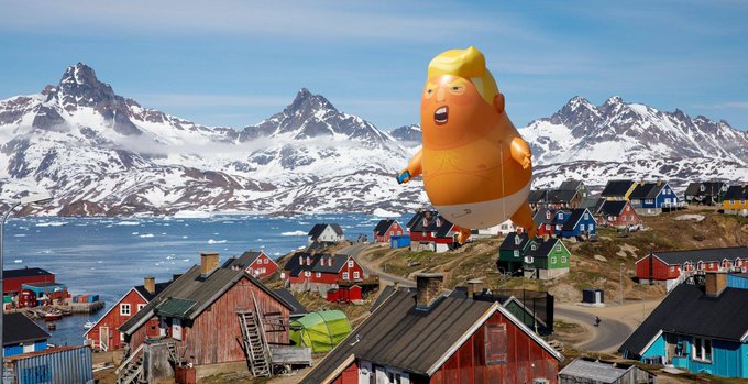Trump sirve de mofa a los daneses