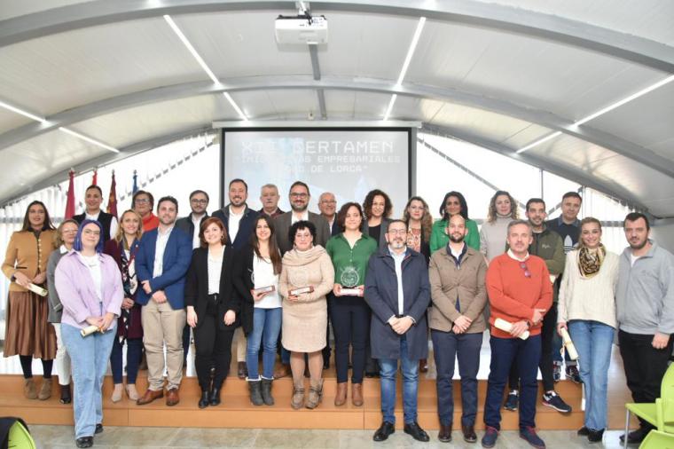 El Ayuntamiento entrega los premios del XII Certamen de Iniciativas Empresariales ‘Ciudad de Lorca’
