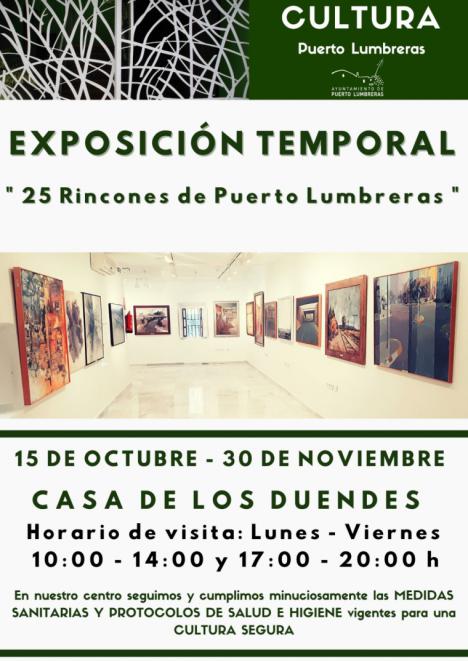 La Casa de los Duendes alberga desde hoy hasta el 30 de noviembre la exposición “25 rincones de Puerto Lumbreras”