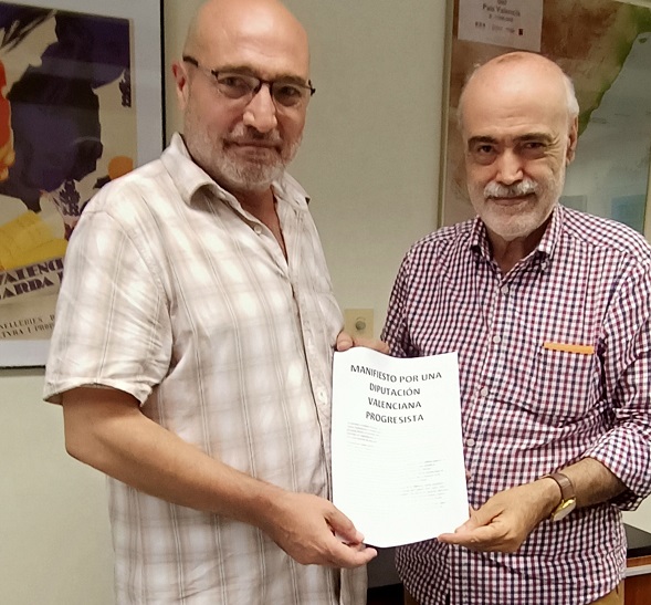 ENTREGADO EL MANIFIESTO MEMORIALISTA POR UNA DIPUTACIÓN PROGRESISTA