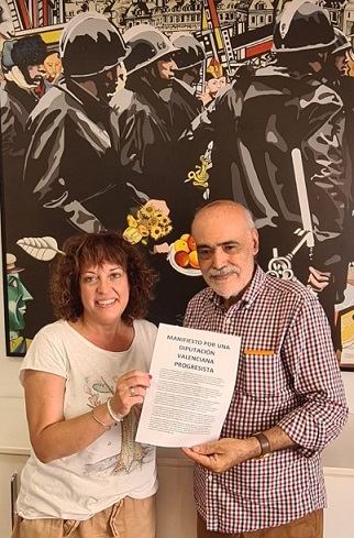 ENTREGADO EL MANIFIESTO MEMORIALISTA POR UNA DIPUTACIÓN PROGRESISTA