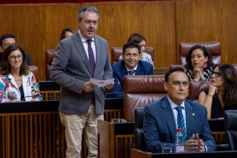 Juan Espadas: “El PSOE-A no estará nunca en nada que atente contra la igualdad de los andaluces y andaluzas en España”