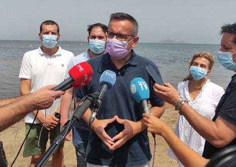 Diego Conesa: “El responsable directo del ecocidio del Mar Menor es el Partido Popular, que lleva 25 años mirando hacia otro lado”