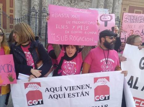 Córdoba acoge hoy la salida de la caravana por la dignidad de las técnicos de integración de los coles e institutos andaluces (PTIS) 
 