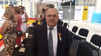  El periodista D. Jerónimo Martínez Gómez, ha sido distinguido con la Cruz al Mérito Naval con distintivo blanco