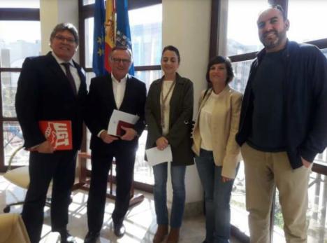 Abderra y Mimón lideres de UGT-FICA sitúan a Melilla en el mapa sindical de esta bella Ciudad Europea en el continente de África