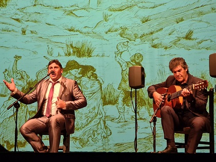 Francisco Heredia, Emilio Serrano y Víctor Palacios compiten hoy por el “Sol de Oro” del XXX Festival Internacional de Cante Flamenco de Lorca, organizado por la Peña Flamenca 'Ciudad del Sol'