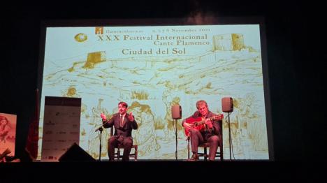 Francisco Heredia, Emilio Serrano y Víctor Palacios compiten hoy por el “Sol de Oro” del XXX Festival Internacional de Cante Flamenco de Lorca, organizado por la Peña Flamenca 