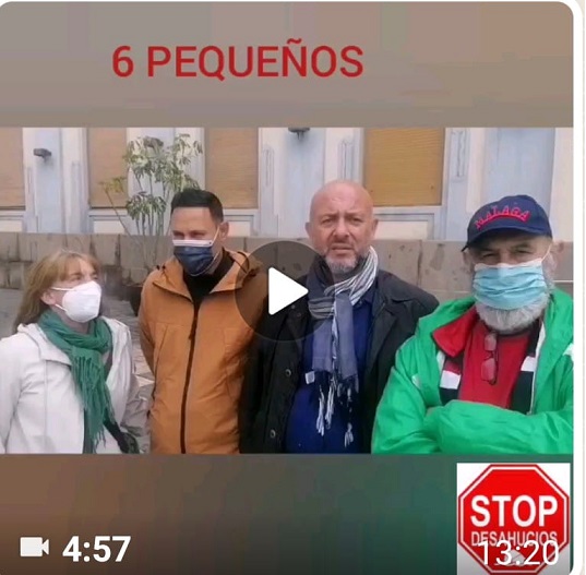 Stop Desahucios Melilla se encadenará para impedir dejar a 6 menores, una de ellas discapacitada, sin casa y en la calle