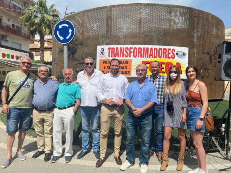 Ciudadanos Lorca apoya a los vecinos de La Viña en su reivindicación para retirar los transformadores eléctricos E