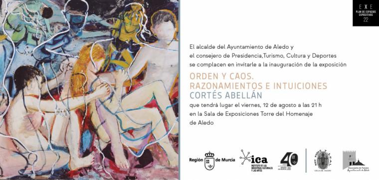 Cortés Abellán inaugura mañana en Aledo la exposición “Orden y Caos. Razonamientos e intuiciones”